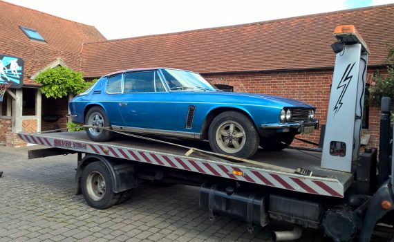 Classic Car on a trailer