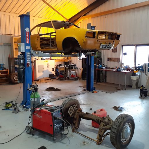 Opel Rekord D Coupe 1972 restoration