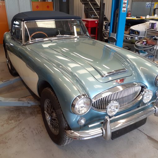 Austin Healey bodywork and paint