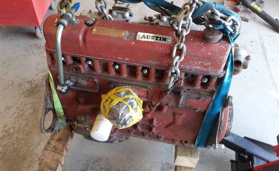 Austin Healey 3000 engine work