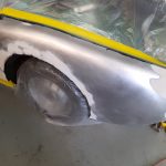 Austin Healey Frogeye Sprite panel repair